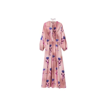 GUCCI Long-Sleeved Dresses Women's Pink