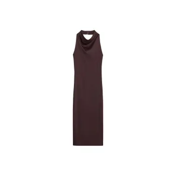 ZARA Sleeveless Dress Women's Chocolate
