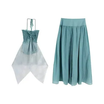 PLANE DRIFT Casual Suit Women's Mint Green