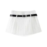 White Skort