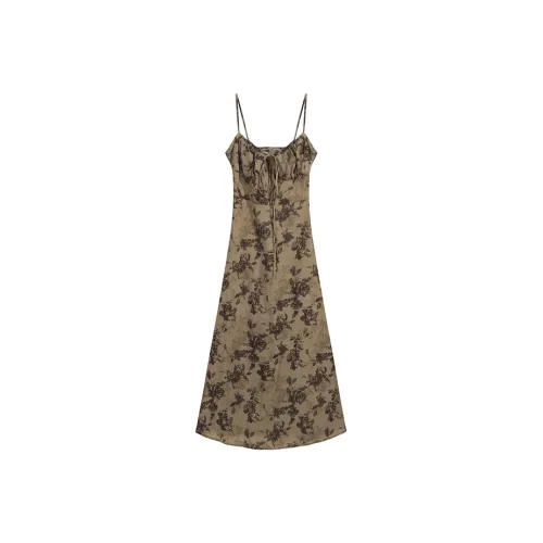 PAIN OR PLEASURE Summer Slip Dresses Women's Multicolor