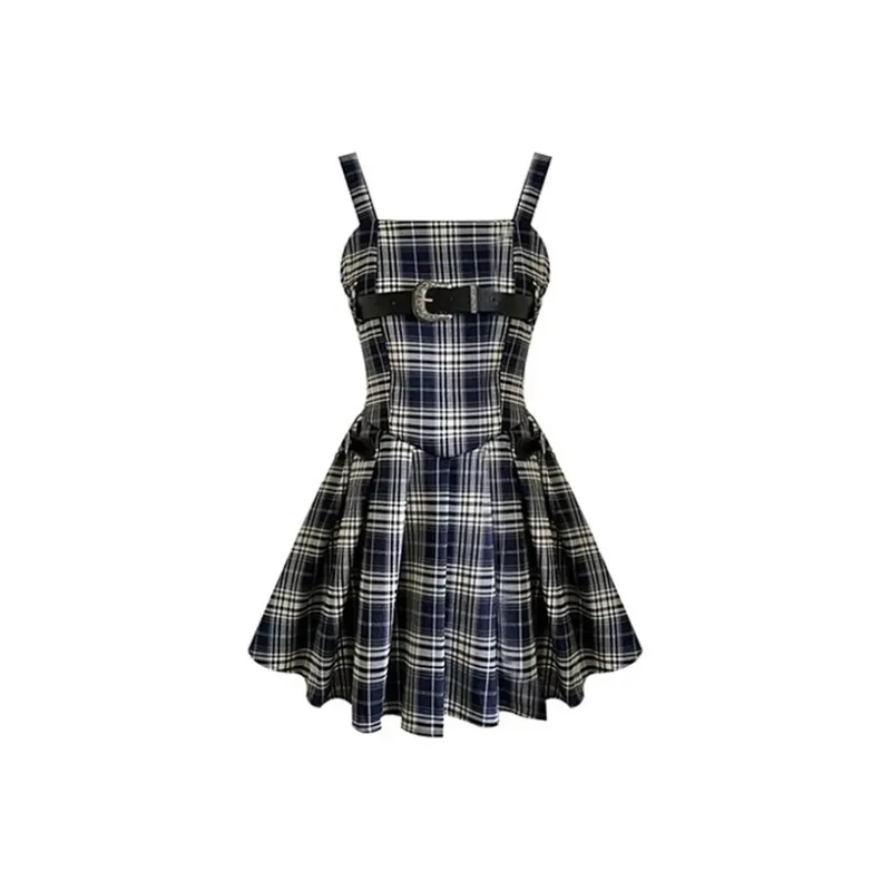 SECFLY OFFICIAL Slip Dress Women's Navy Blue-0