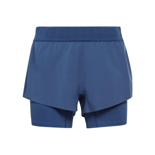 Reebok CYCLED Collection LES MILLS EPIC Sports Shorts Women's Blue
