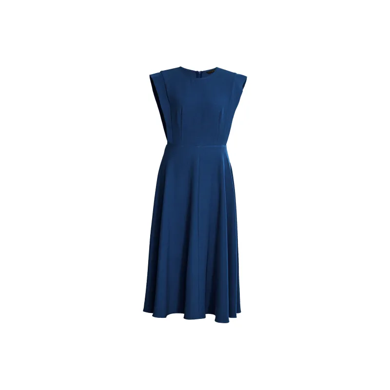 ROEYSHOUSE SS24 Short Sleeved Dress Women's Dark Blue-0