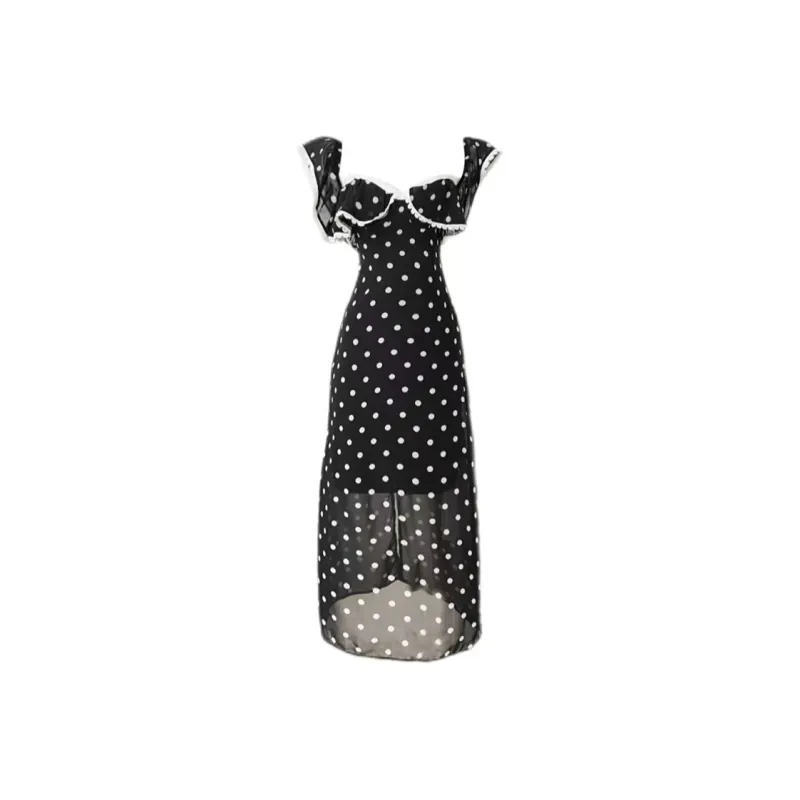 IQC Slip Dresses Women's Black-0
