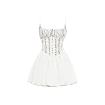 HOUSE OF CB Rosaria Slip Dress Women's WHITE/White