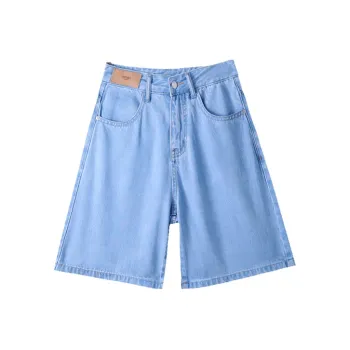 HIPPIEMISS Denim Shorts Women's Light Blue