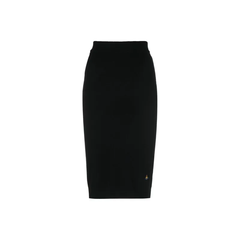 Vivienne Westwood SS23 Casual Long Skirts Women's Black-0