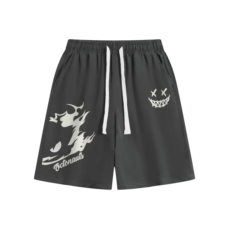 Small Columns Under The Sea Casual Shorts Unisex-11