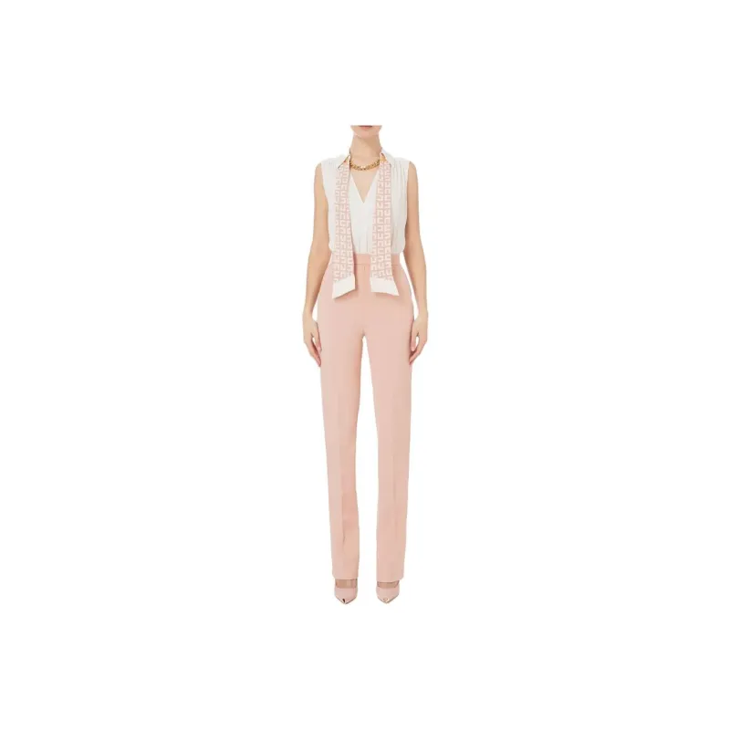 Elisabetta Franchi Casual Suits Women's Set White Pink-0