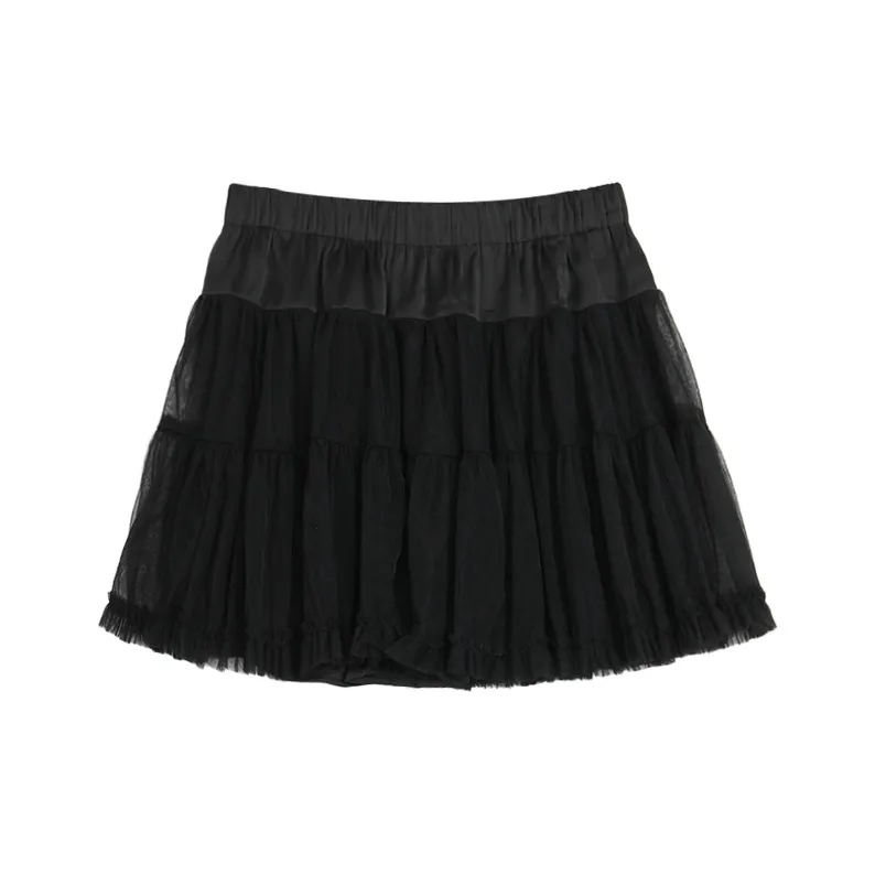 SETIROM Casual Short Skirts Women's Black-0