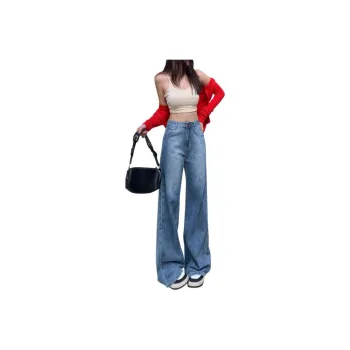 YINLEI Jeans Women's Vintage Blue