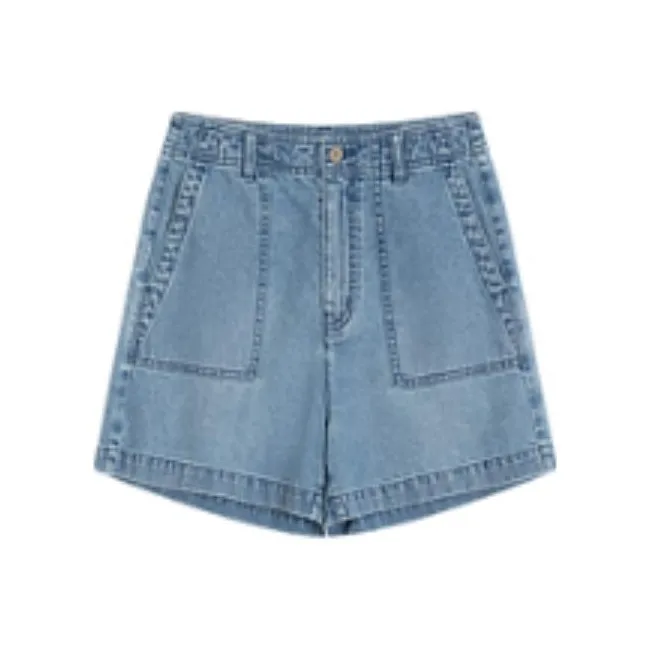 Broadcast Denim Shorts Women's Denim Blue-0