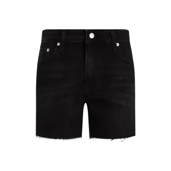 CALVIN KLEIN Denim Shorts Women's Denim Black