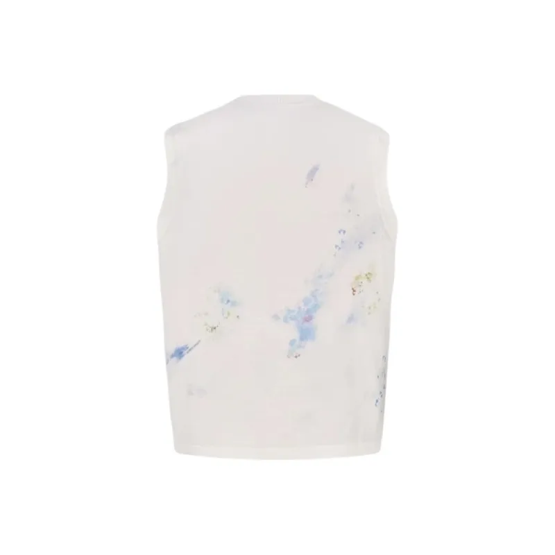URBAN REVIVO Tank Tops Men Ecru-1