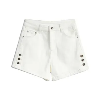 Ran and pure Denim Shorts Women's White