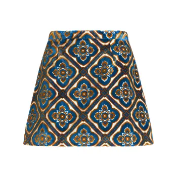 ETRO Graphic patter Velvet effect Skirt