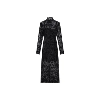 Givenchy SS24 Long Sleeved Dress Women's Black