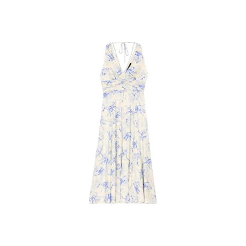 Maje Floral Midi Dress-0