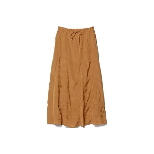 Beams Casual Long Skirts Women's Brick Red