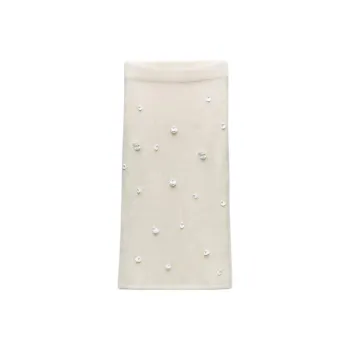 ZARA Casual Long Skirt Women's White