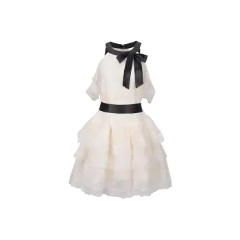 OSQ Sleeveless Dress Women's White