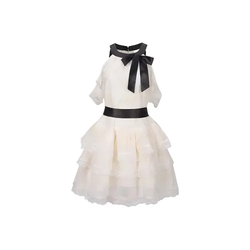 OSQ Sleeveless Dress Women's White