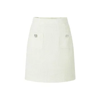 JZ Juzui Casual Short Skirts Women's Light Green