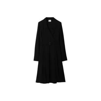 Burberry SS24 Long Sleeved Dress Women's Black