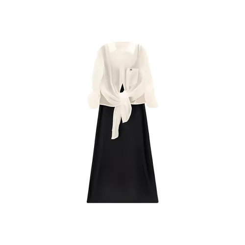 Fragment Two Piece Skirt Sets Women's