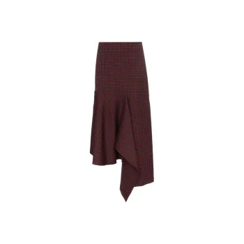 Balenciaga Casual Long Skirts Women's Red