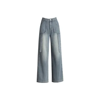 You Cow Me Pants Jeans Women's Vintage Blue