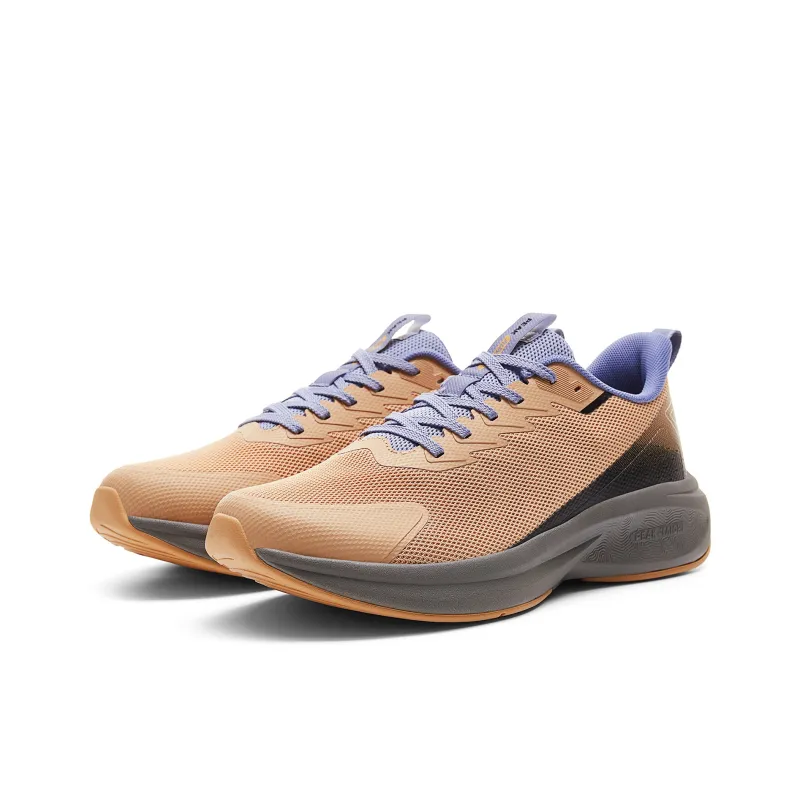 PEAK Abrasion Resistant Rebound Support Low Top Running Shoes Men's Caramel Khaki-5