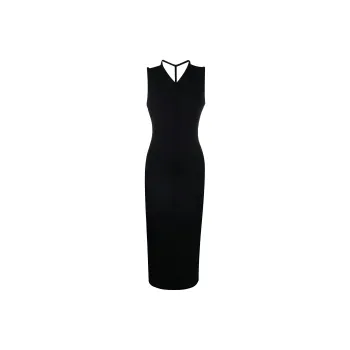 KHAITE Terri Open Back Maxi Dress