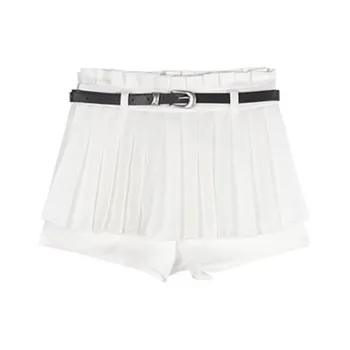 ETSE Casual Short Skirts Women's White