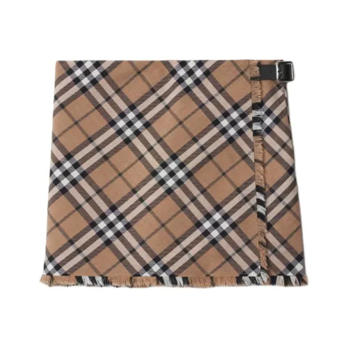 Burberry Checked Pleated Mini Skirt 'Linden'