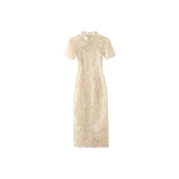 JINYE ORIENTAL Cheongsams Women's Champagne