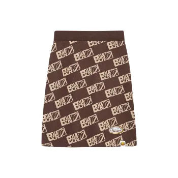 B.Duck Casual Short Skirts Women's Brown