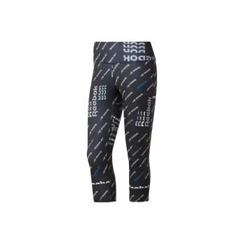 Reebok WORKOUT READY AOP Athletic Trousers Women's Black