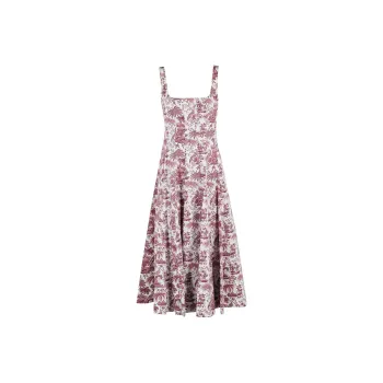 Staud Wells Sleeveless Midi Dress