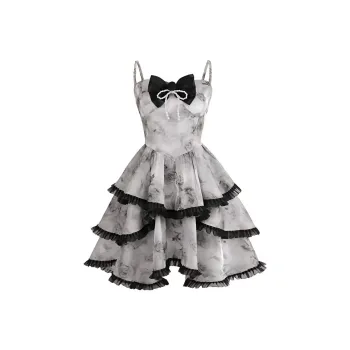 AFGGD Slip Dresses Women's Black