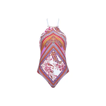 Selmark Women's One piece Swimsuit Pink