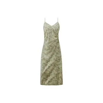 THE SEA LIFE Slip Dress Women's Moss Green