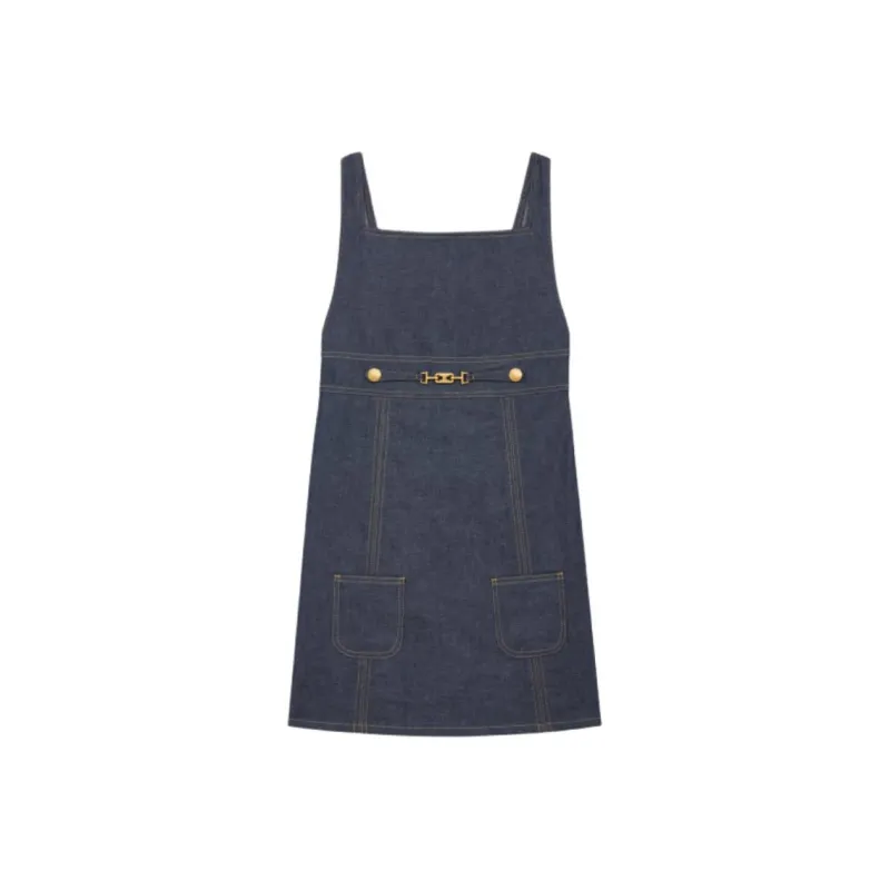 CELINE Sleeveless Dress Women's Original Indigo-0