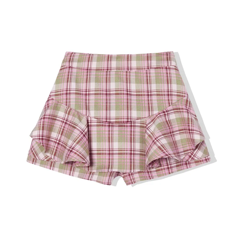 LA CRAWFISH Casual Short Skirts Women's-5