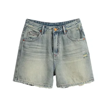 Ran and pure Denim Shorts Women's Vintage Blue