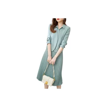 Wbwq Skirt Set Women's Lake Green