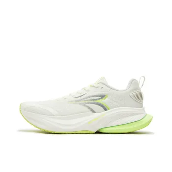 361° Shock Absorbers Slip Resistant Breathable Low Top Casual Running Shoes Men's Feather White
