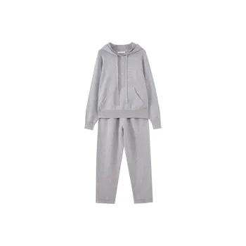 SHUIYUNJIAN Casual Suit Women's Light Gray