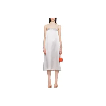 MaxMara Slip Dress Women's Pearl Gray